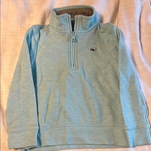 Vineyard Vines Light Blue Quarter-Zip Pullover